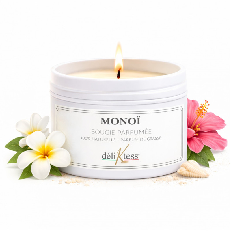 Bougie parfumée Monoï 90 gr